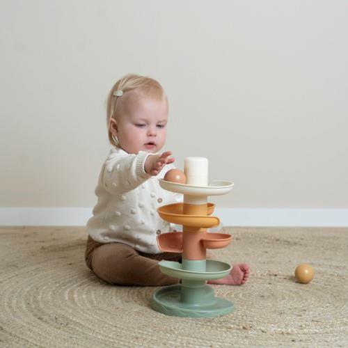 LITTLE DUTCH - Tour en spirale Multicolore