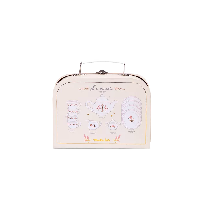 MOULIN ROTY - Valise dînette thé en porcelaine La petite école de danse