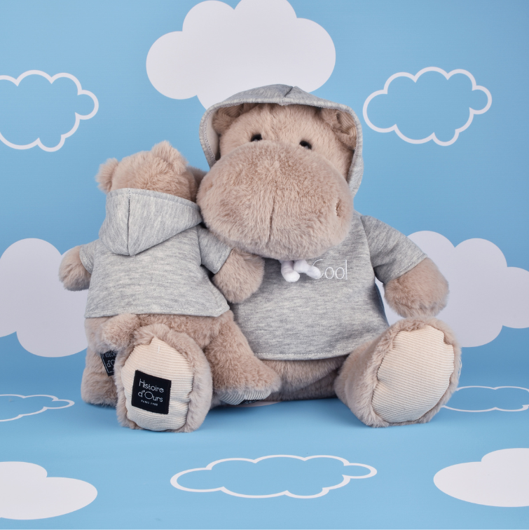 Peluche Hippopotame CHILLY MAX 40 cm - HISTOIRE D'OURS