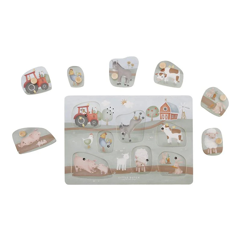 LITTLE DUTCH - Puzzle sonore Little Farm