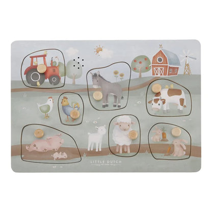 LITTLE DUTCH - Puzzle sonore Little Farm