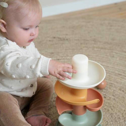 LITTLE DUTCH - Tour en spirale Multicolore