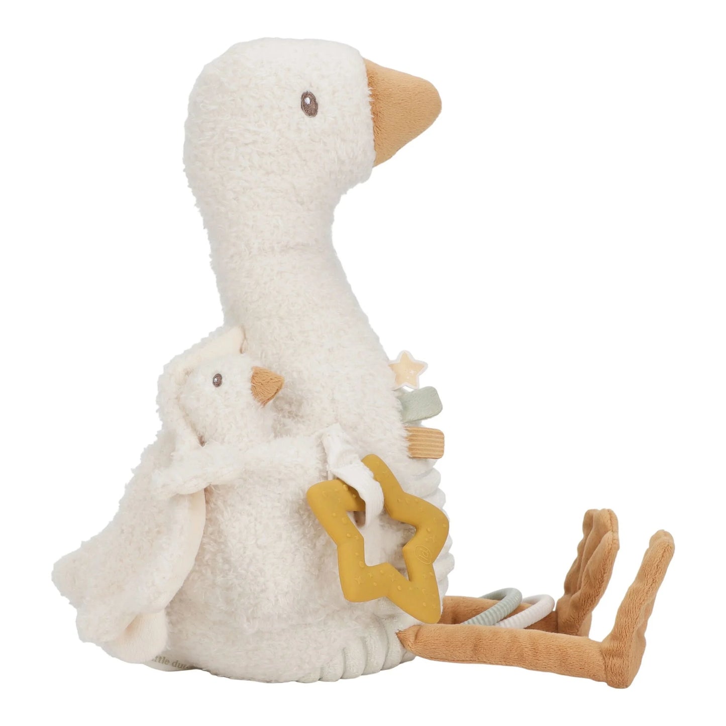 LITTLE DUTCH - Peluche d'activité Oie Blanche