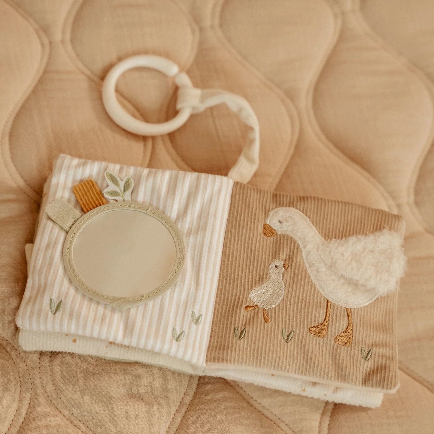 LITTLE DUTCH - Livre de poussette Blanc Newborn Naturals