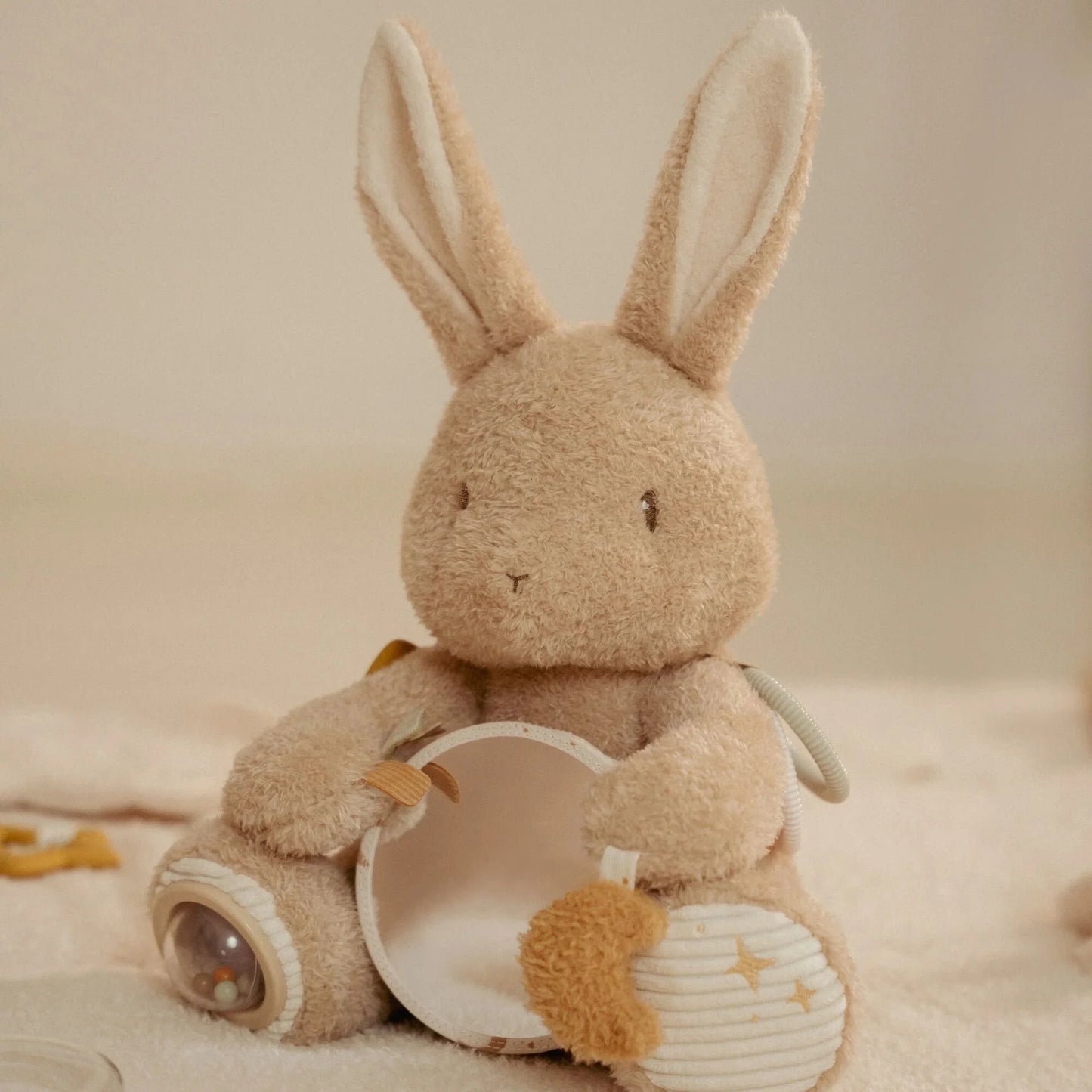 LITTLE DUTCH - Doudou d'activités Lapin Sable