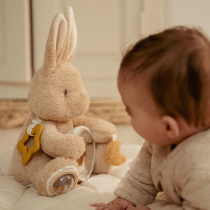 LITTLE DUTCH - Doudou d'activités Lapin Sable