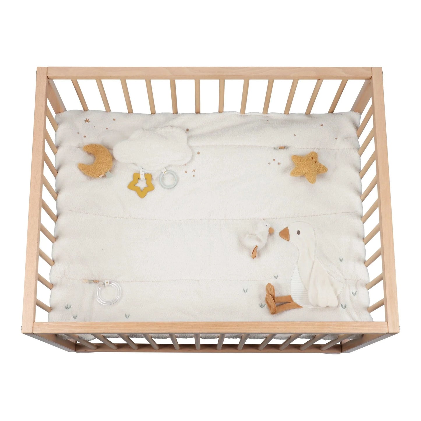 LITTLE DUTCH - Tapis de parc Blanc Newborn Naturals