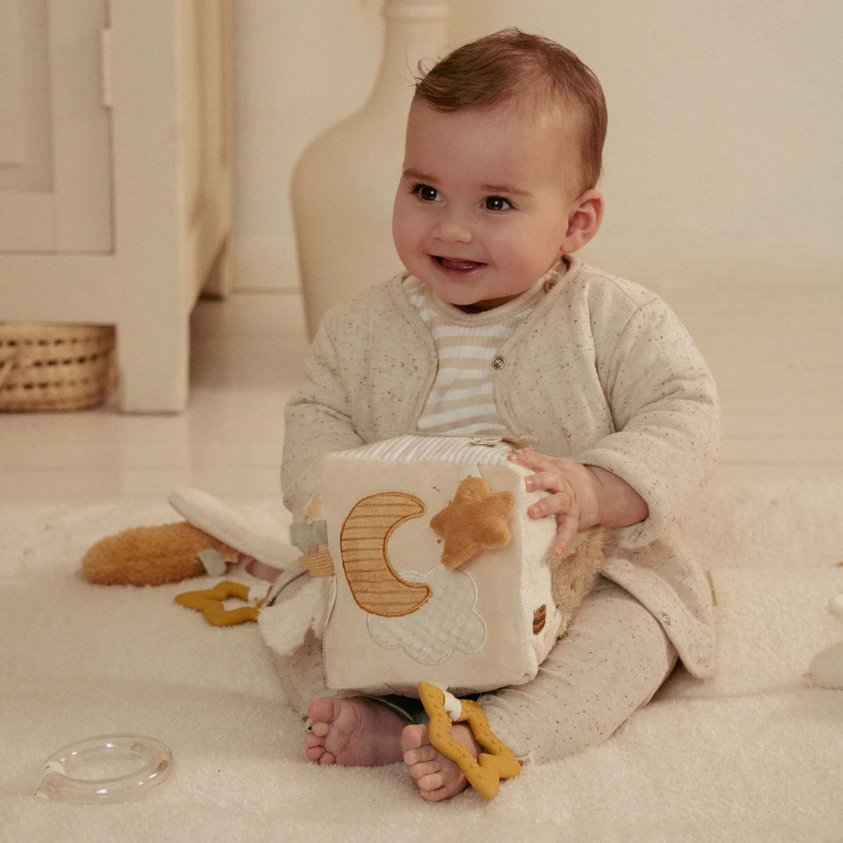 LITTLE DUTCH - Cube d'activité Beige