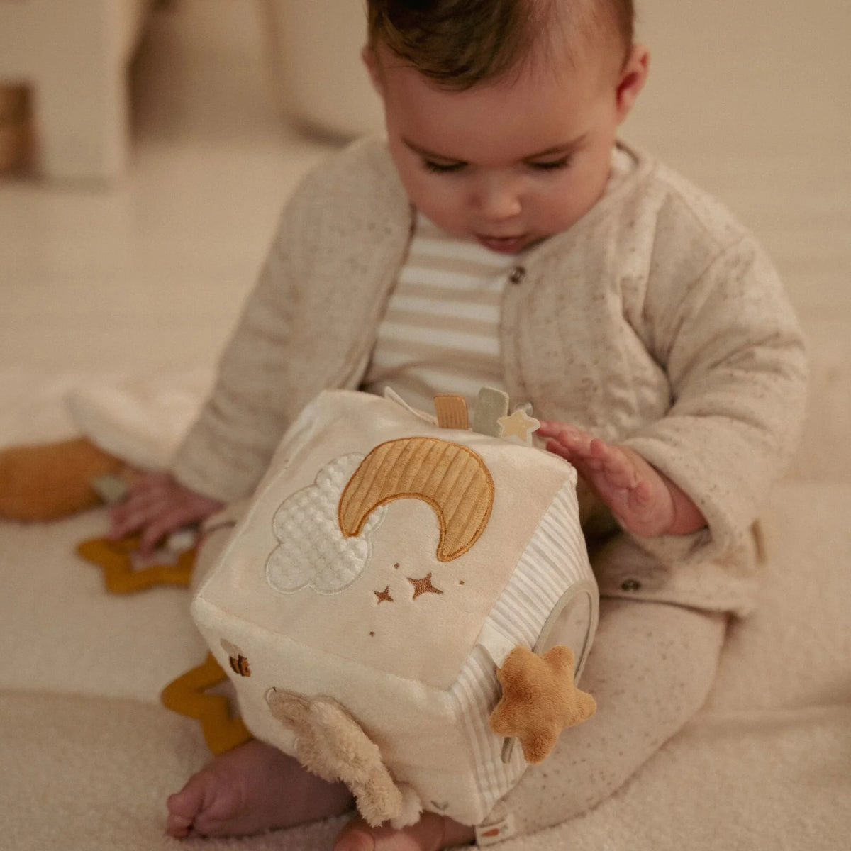 LITTLE DUTCH - Cube d'activité Beige