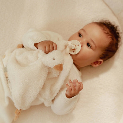LITTLE DUTCH - Doudou attache tétine Oie blanc