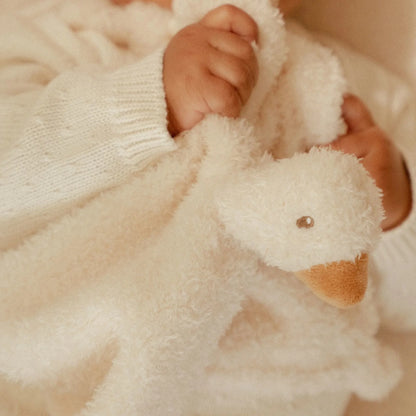 LITTLE DUTCH - Doudou attache tétine Oie blanc
