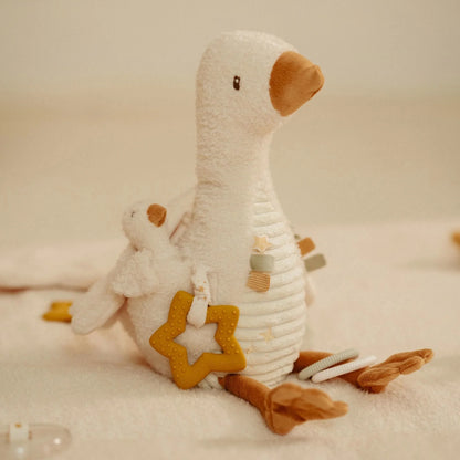 LITTLE DUTCH - Peluche d'activité Oie Blanche