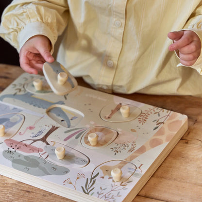 LITTLE DUTCH - Puzzle sonore Safari Friends