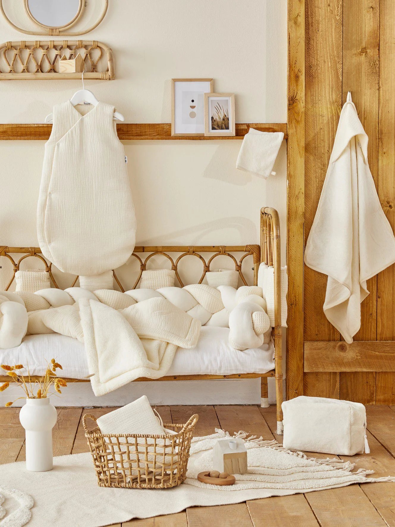 Cape de bain + gant plusieurs couleurs - BB&CO