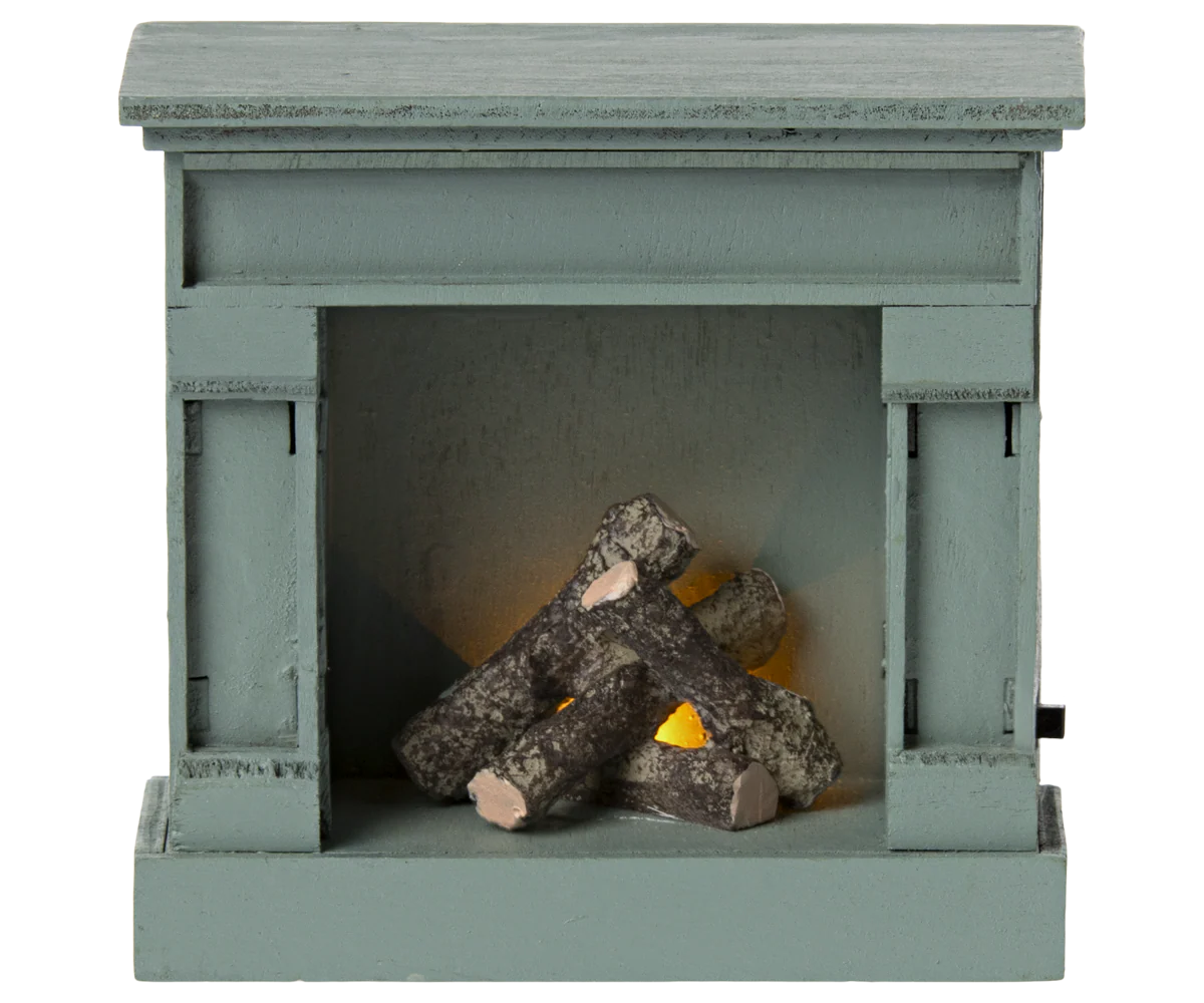 Cheminée, Souris - Bleu - MAILEG