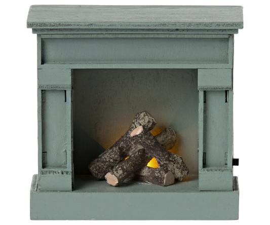 Cheminée, Souris - Bleu - MAILEG