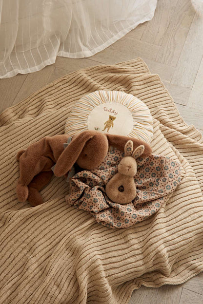 Peluche lapin couché Marron "Soft brown" - MAILEG
