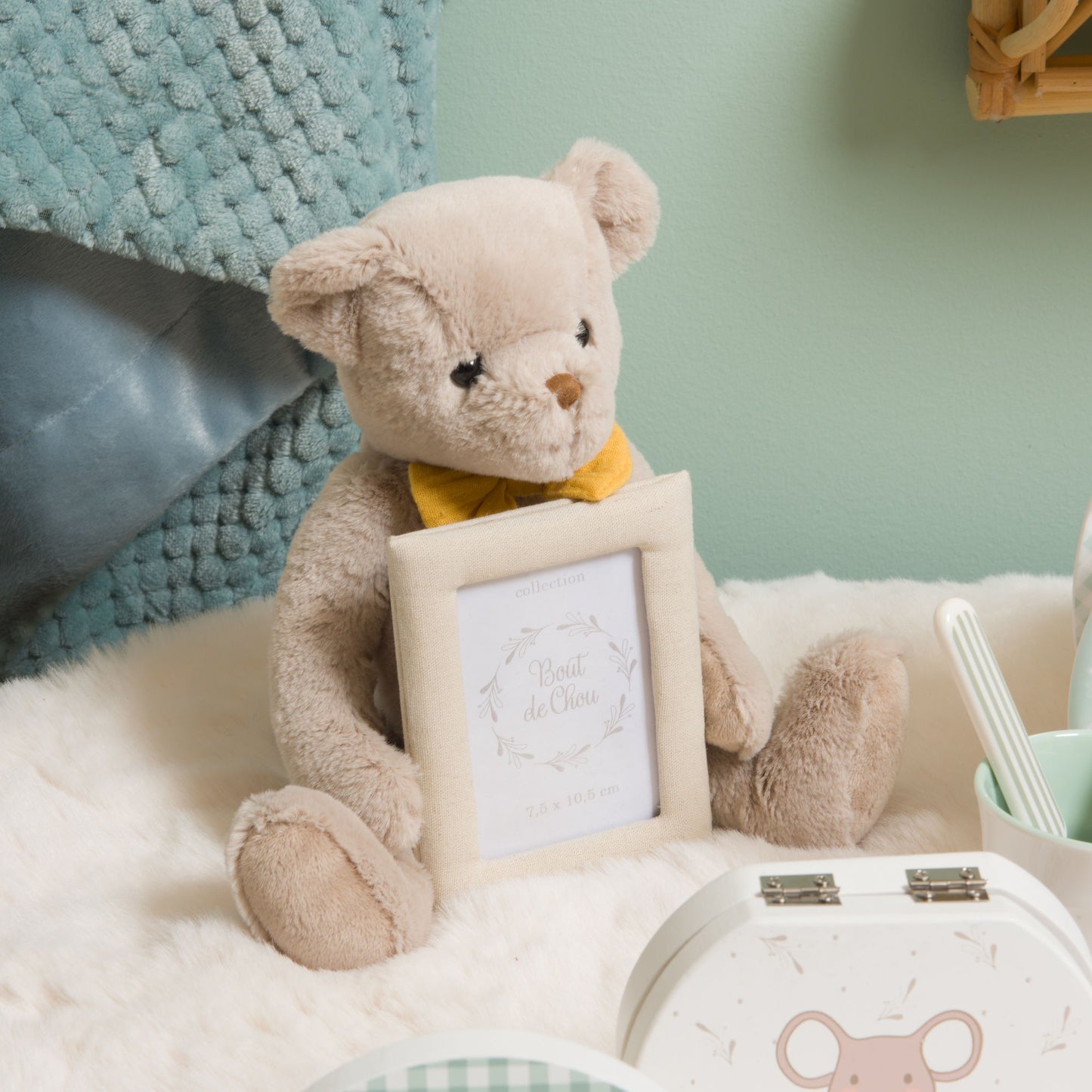 Peluche cadre ourson - AMADEUS LES PETITS
