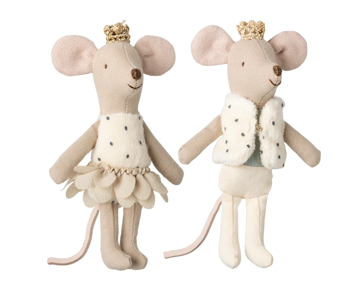 Jumeaux Royaux, Petit(e) sœur & frère souris dans leur boîte assortie - MAILEG