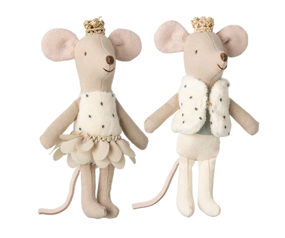 Jumeaux Royaux, Petit(e) sœur & frère souris dans leur boîte assortie - MAILEG
