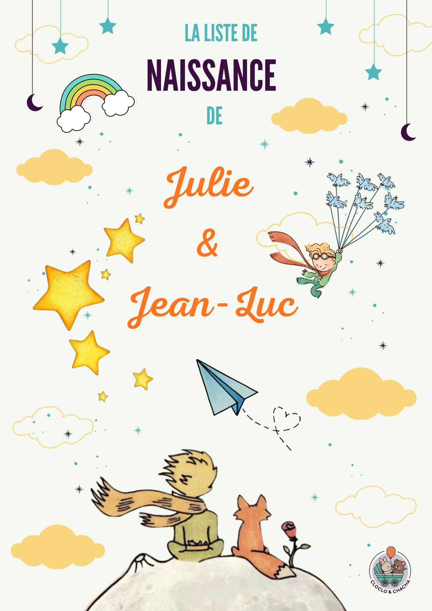 Liste de naissance Julie et Jean-Luc
