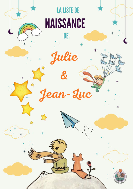 Liste de naissance Julie et Jean-Luc