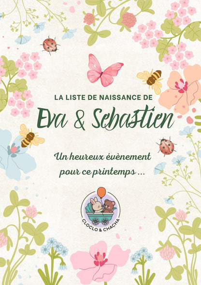 Liste de naissance Eva et Sébastien
