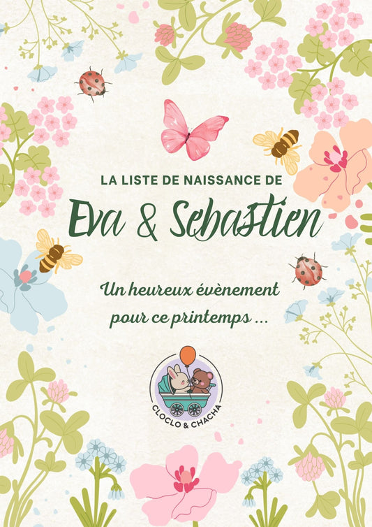 Liste de naissance Eva et Sébastien