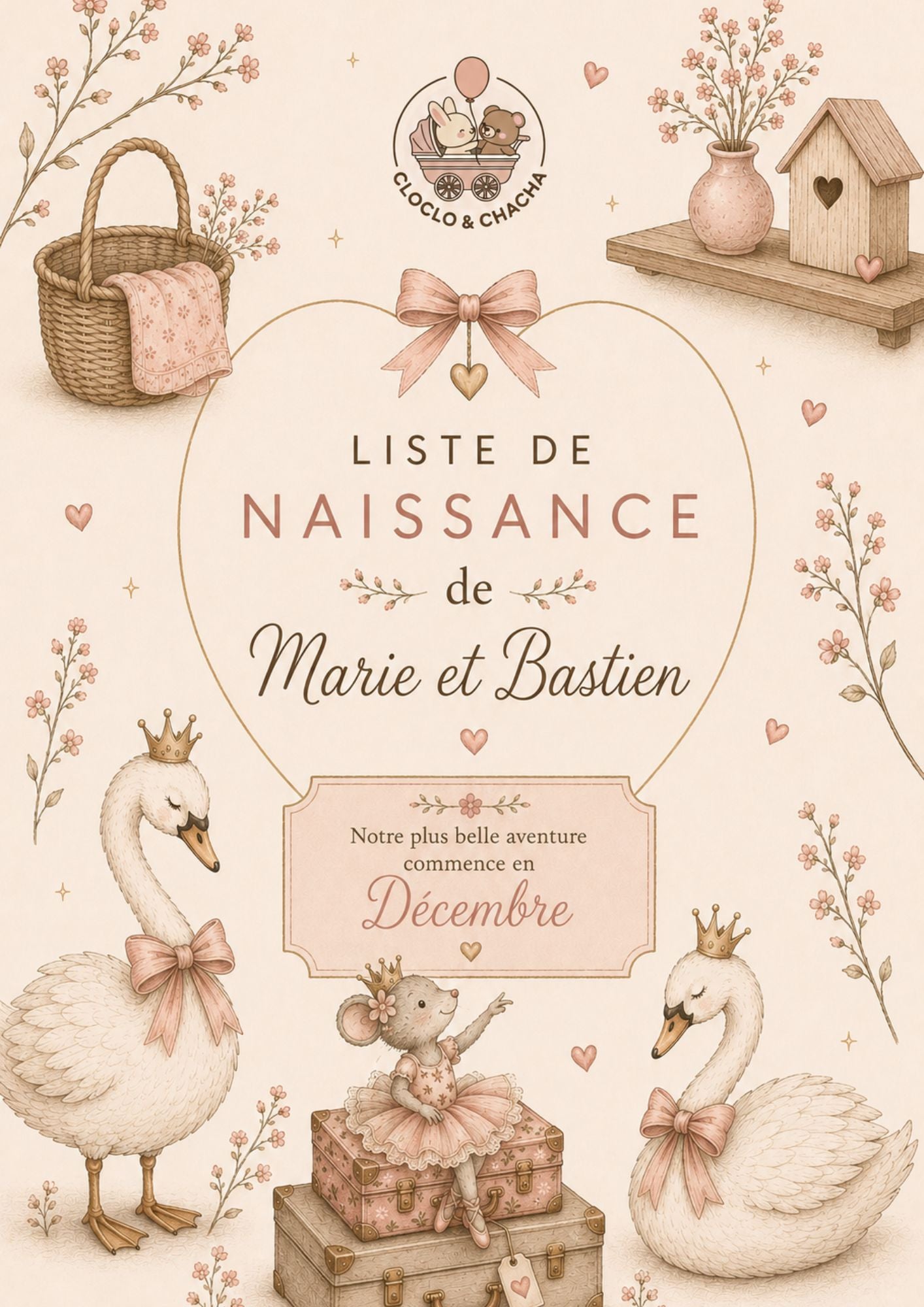 Liste de naissance de Marie et Bastien