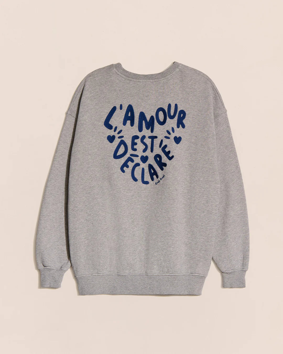 Sweat L'amour est déclaré adulte en coton - EMOI EMOI