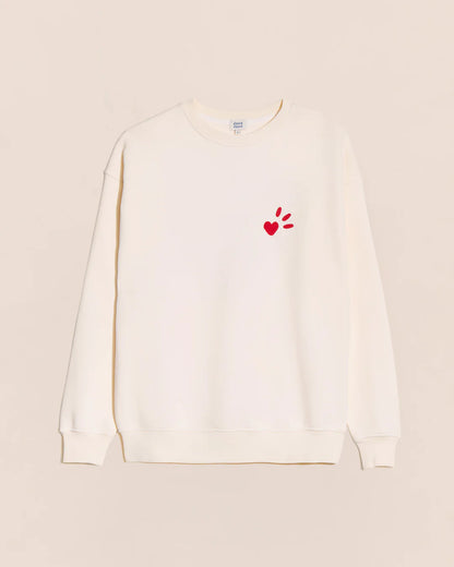 Sweat L'amour est déclaré adulte en coton - EMOI EMOI
