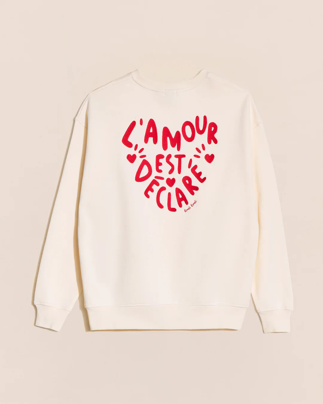Sweat L'amour est déclaré adulte en coton - EMOI EMOI