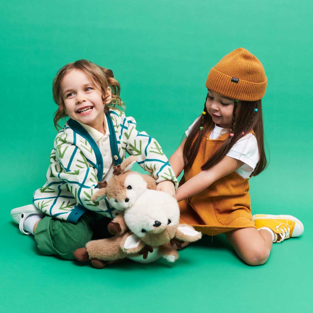 Peluche, la plus douce, cerf (38 cm) - ORANGE TOYS