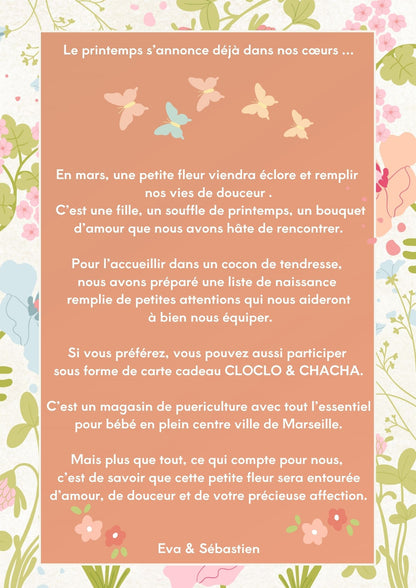 Liste de naissance Eva et Sébastien