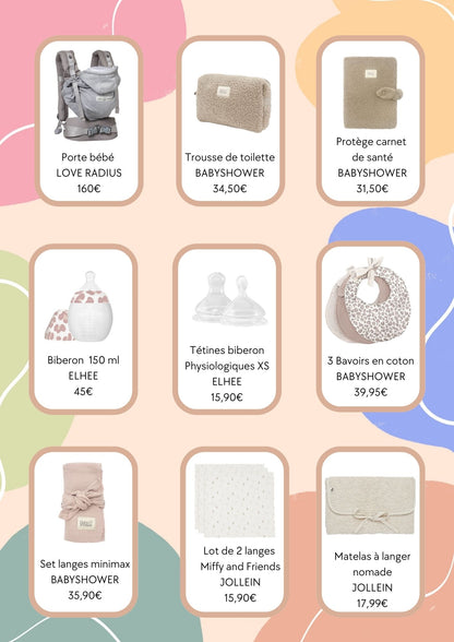 Liste de naissance Eva et Sébastien