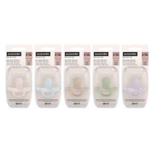 Sucette tout silicone avec tétine physiologique SX Pro - SUAVINEX