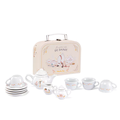 MOULIN ROTY - Valise dînette thé en porcelaine La petite école de danse