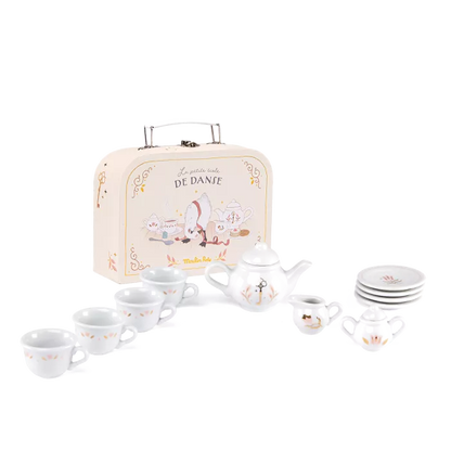 MOULIN ROTY - Valise dînette thé en porcelaine La petite école de danse