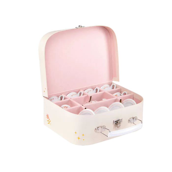 MOULIN ROTY - Valise dînette thé en porcelaine La petite école de danse
