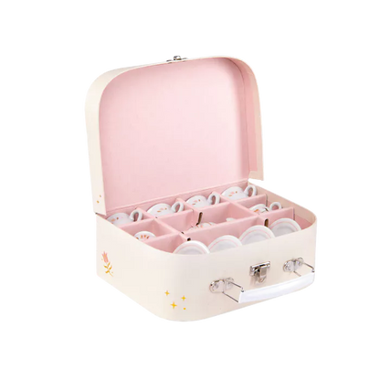 MOULIN ROTY - Valise dînette thé en porcelaine La petite école de danse