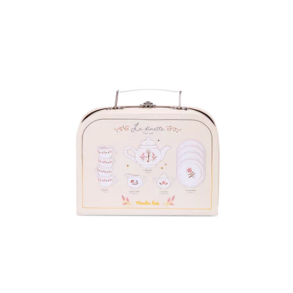 MOULIN ROTY - Valise dînette thé en porcelaine La petite école de danse