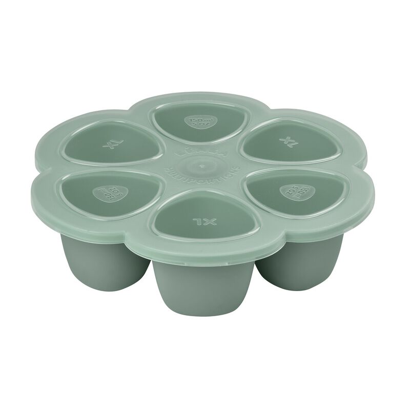 BEABA - Moule multiportions silicone 6X150ml Vert sauge