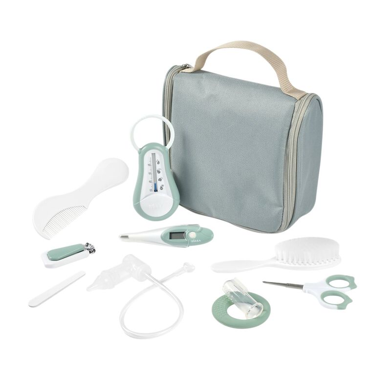 Trousse de toilette pour bébé avec 10 accessoires - BEABA