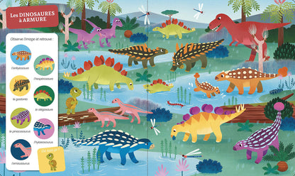 AUZOU - Livre cherche et trouve des tout petits - Les dinosaures