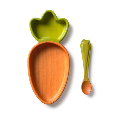 Assiette et cuillère Cathy the Carrot - OLI & CAROL