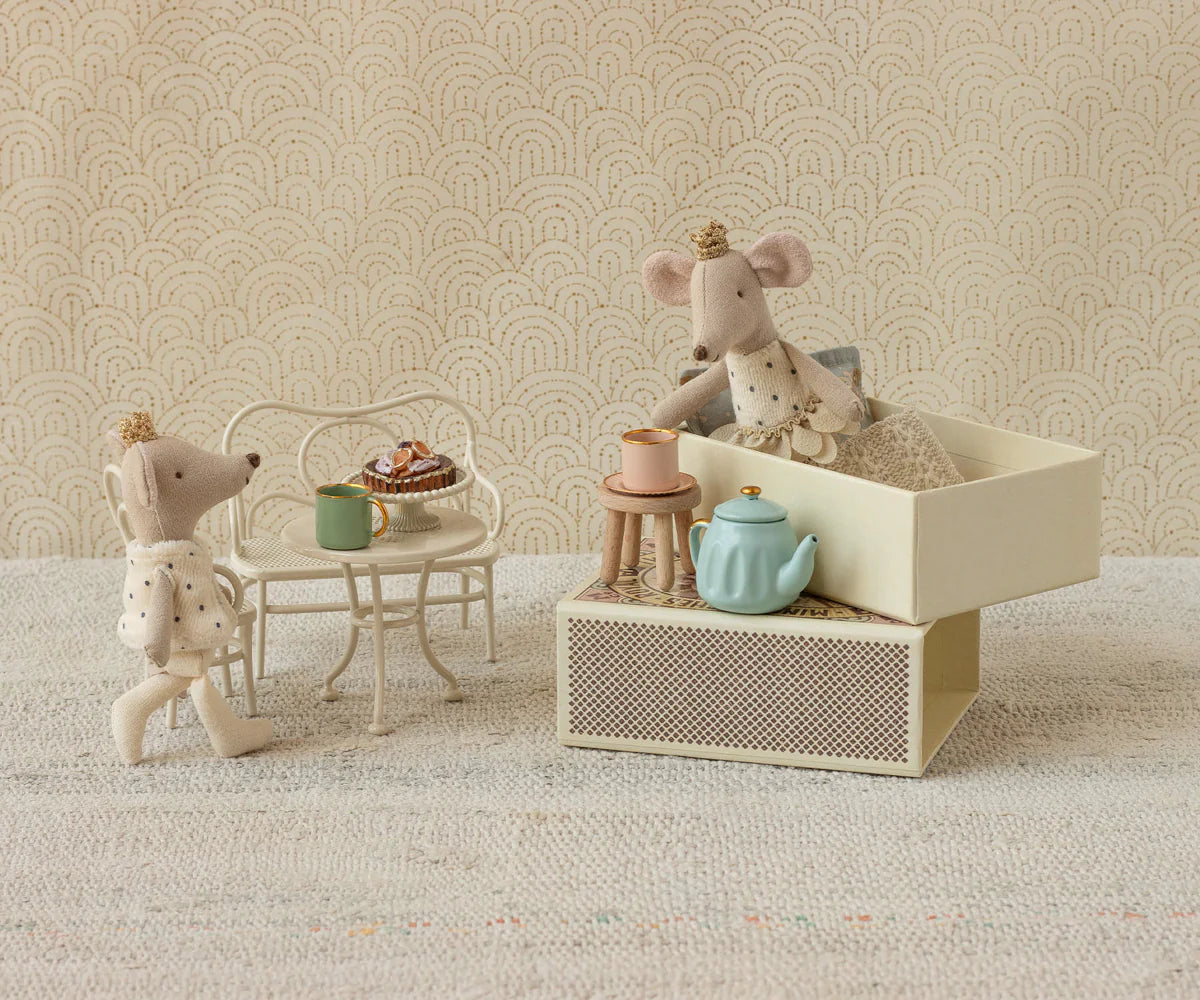 Jumeaux Royaux, Petit(e) sœur & frère souris dans leur boîte assortie - MAILEG