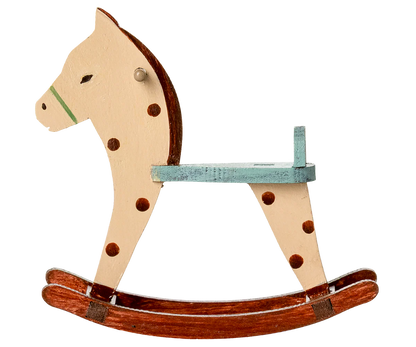 Cheval à bascule, Souris - A pois - MAILEG