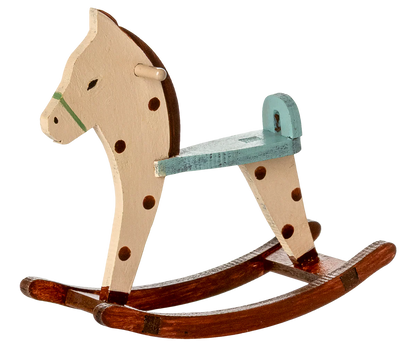 Cheval à bascule, Souris - A pois - MAILEG