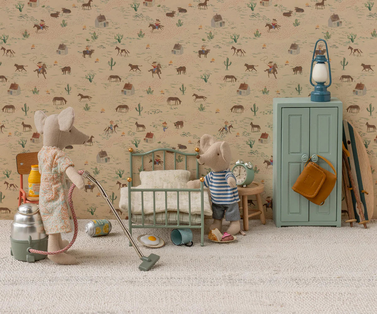 Lit simple vintage, Souris - Menthe - MAILEG
