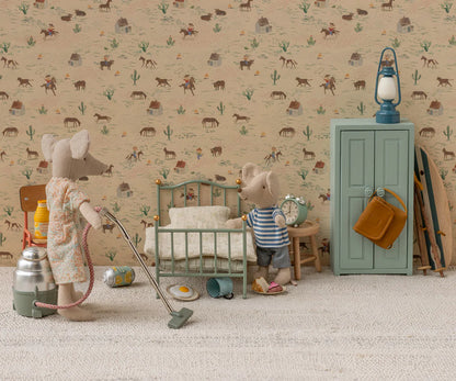 Lit simple vintage, Souris - Menthe - MAILEG